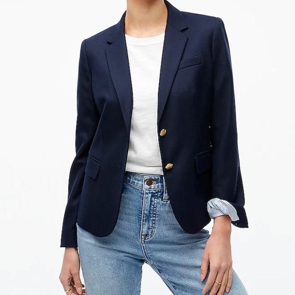 J. Crew Jackets & Blazers - J. Crew Ladies Original Schoolboy Navy Blazer size 4